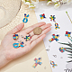 Sunnyclue bricolage fabrication de pendentifs sur le thème du puzzle DIY-SC0014-19-3