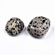 Perles de jaspe dalmatien naturelle G-N332-012-3