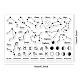 Globleland Mondphasen-Stempel für DIY-Scrapbooking-Dekoration DIY-WH0167-57-0297-6