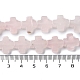 Natürlichen Rosenquarz Perlen Stränge G-M418-B10-01-5