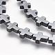 Non-magnetic Synthetic Hematite Beads Strands G-P218-17-08-1