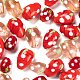 40 pièces à la main au chalumeau 3d perles de fraise LAMP-LS0001-10-5
