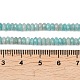 Природных амазонит бисер нитей&nbsp;G-B175-A08-2x4mm-5