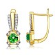Brass Micro Pave Cubic Zirconia Hoop Earring EJEW-BB36362-8