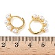 Круглые серьги-кольца из латуни EJEW-D337-17G-5