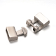 304 Stainless Steel Snap Lock Clasps STAS-G140-43P-2