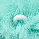 Handmade Faux Rabbit Fur Pom Pom Ball Covered Pendants WOVE-F020-A03-2