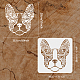Stencil per pittura da disegno per animali domestici DIY-WH0391-0286-2