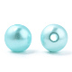 Perline di perle imitazione plastica abs verniciate a spruzzo OACR-T015-05B-08-1
