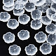 Perles en verre transparentes mat GLAA-Q089-003-B001-1