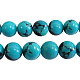 Kunsttürkisfarbenen Perlen Stränge X-Z0NDC011-1-2