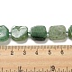 Perles vertes naturelles quartz fraise brins G-Z043-A05-01-5