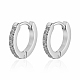 Sweet and Lovely Stainless Steel Zirconia Earrings for Women's Daily Wear EW0566-2-1