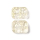Perles de verre peintes par pulvérisation transparent GLAA-I050-08-3