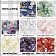 Nbeads 185pcs 8 styles perles de pierres précieuses mélangées naturelles G-NB0004-06-4