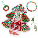 Около 1510 шт. набор для самостоятельного изготовления браслета на рождественскую тематику DIY-PH0022-59-1