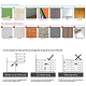 PET Self-Adhesive Mark Crystal Pattern Paper DIY-WH0223-11A-7