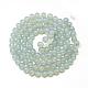 Chapelets de perles en verre peint DGLA-Q023-6mm-DB7-2