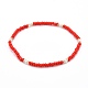 Perles de rocaille de verre étirer bracelets BJEW-JB06294-9