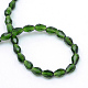 Chapelets de perles en verre transparent X-GLAA-R168-8x11-01E-3
