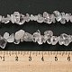 Natürlichen Rosenquarz Chip-Perlen-Stränge F007-02-4
