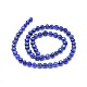 Chapelets de perles en lapis-lazuli naturel G-I249-B11-02-2