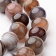 Chapelets de perle en agate naturelle du Botswana G-J376-09-8mm-1