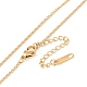 Initial Letter G with Long Chain Tassel Pendant Necklace STAS-D184-05G-4