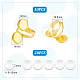 Unicraftale DIY Double Blank Dome Finger Ring Making Kit DIY-UN0004-26A-3