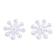 Cabujones de perlas de imitación de plástico ABS SACR-T015-09-01-4