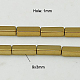 Non magnetici perle ematite sintetico fili G-H1608-9x3mm-1-2
