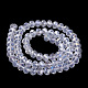 Chapelets de perles en verre électroplaqué GR12MMY-01AB-2