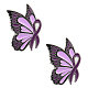 Schmetterling mit emaillestift in bandform JEWB-WH0023-45-1