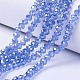 Electroplate Glass Beads Strands EGLA-A034-T4mm-A17-1
