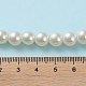 Backen gemalt pearlized Glasperlen runden Perle Stränge X-HY-Q330-8mm-02-5