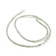 Natürlichen grünen Aventurin Perlen Stränge G-M389-06-2