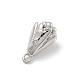 Латунные микро проложить кубического циркония подвески KK-D283-18P-2