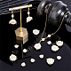 Arricraft 160 pz 2 branelli di perle d'imitazione in plastica abs stile KY-AR0001-14-6