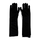 Longs gants en polyester squelette main horreur doigt complet AJEW-A045-01B-2