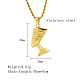 Stainless Steel Pendant Necklaces TD1825-1-2