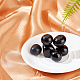 Perles noires obsidienne naturelles G-WH0016-31-5