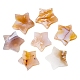 Piedras curativas de estrella de ágata de flor de cerezo natural DJEW-PW0013-32-2