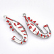 304 Stainless Steel Pendants STAS-T039-07A-2