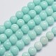 Chapelets de perles en jade de malaisie naturelle G-A146-10mm-B07-1