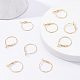 Benecreat 30pcs 18k vergoldete runde Ohrring Creolen Kreis Creolen für DIY Schmuckherstellung KK-BC0001-02G-5