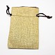Burlap Packing Pouches Drawstring Bags ABAG-D002-A-02-1
