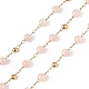 Dyed Natural Jade Round Beaded Chain CHS-C006-01B-1