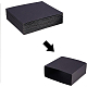 Benecreat20パッククラフト紙引き出しボックスフェスティバルギフトラッピングボックスソープジュエリーキャンディー除草パーティーはギフトパッケージボックスを支持します-黒（外側のサイズ  5x4.25x1.65
