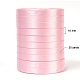 Cinta de conciencia rosada para el cáncer de mama materiales para hacer cajas de regalos del día de san valentín paquetes de cinta de raso de una cara RC10mmY004-5