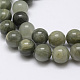 Chapelets de perles en jaspe verte naturelle de la ligne G-G735-55-6mm-1